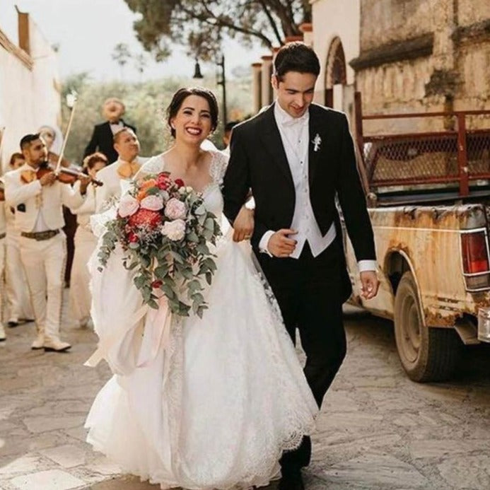 Trio de Ramos de Novia Flor Nacional