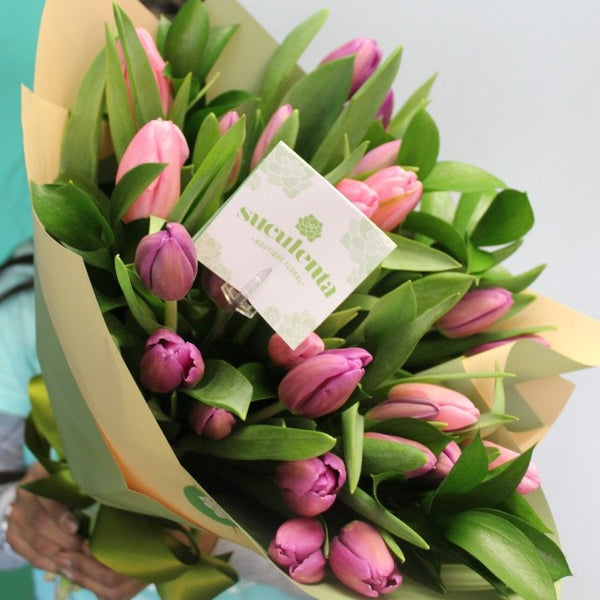 Tulipanes en bouquet 30pz