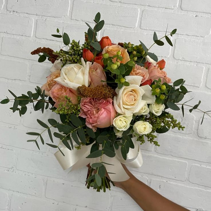 Trio de Ramos de Novia Flor Nacional
